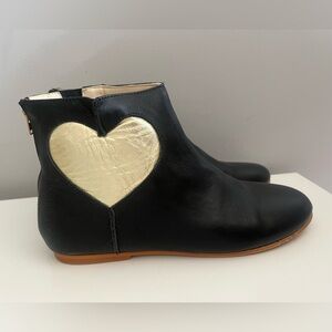 Sonatina Black Heart Ankle Boots